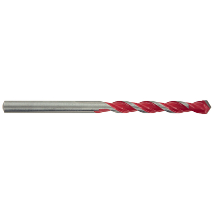 Foret 2 en 1 Bétons/Carrelages -Plaquette carbure affûtée -Goujures nervurées / L: 100 Ø: 6 TIVOLY - 10913020600