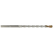 Foret bétons L200mm -Plaquette carbure pointe de centrage -Queue cylindrique 3 méplats / L: 200 Ø: 8 TIVOLY - 10913120800
