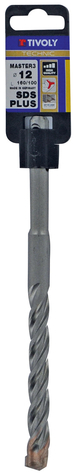 Foret bétons 3 taillants MASTER3 -L160mm -Pointe de centrage -Triple goujures -SDS+ / L: 160 Ø: 14 TIVOLY - 10922831400