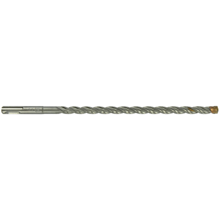 Foret bétons 3 taillants MASTER3 -L260mm -Pointe de centrage -Triple goujures -SDS+ / L: 260 Ø: 10 TIVOLY - 10923031000