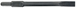 Burin plat L30x400mm -Hexa30 (Tube) / L: 400 Ø: 30 TIVOLY - 1092311300400
