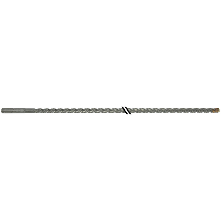 Foret bétons 3 taillants MASTER3 -L450mm -Pointe de centrage -Triple goujures -SDS+ / L: 450 Ø: 8 TIVOLY - 10923930800