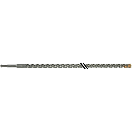 Foret bétons 3 taillants MASTER3 -L450mm -Pointe de centrage -Triple goujures -SDS+ / L: 450 Ø: 14 TIVOLY - 10923931400