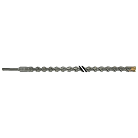 Foret bétons 3 taillants MASTER3 -L450mm -Pointe de centrage -Triple goujures -SDS+ / L: 450 Ø: 20 TIVOLY - 10923932000
