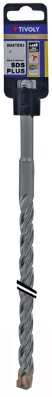 Foret bétons 3 taillants MASTER3 -L450mm -Pointe de centrage -Triple goujures -SDS+ / L: 450 Ø: 22 TIVOLY - 10923932200