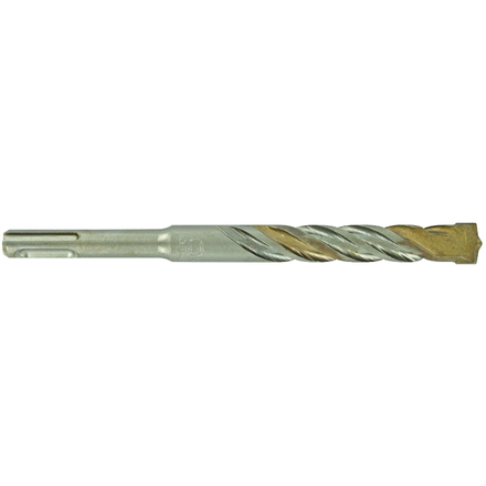 Foret bétons 2 taillants SPEEDER2 -L160mm -Pointe de centrage -Quadruple goujures -SDS+ / L: 160 Ø: 16 TIVOLY - 10931131600