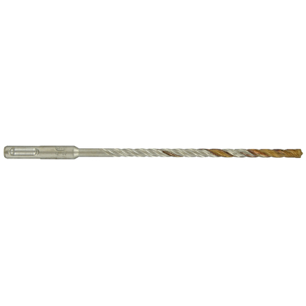Foret bétons 2 taillants SPEEDER2 -L210mm -Pointe de centrage -Quadruple goujures -SDS+ / L: 210 Ø: 6.5 TIVOLY - 10931230650