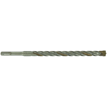 Foret bétons 2 taillants SPEEDER2 -L260mm -Pointe de centrage -Quadruple goujures -SDS+ / L: 260 Ø: 14 TIVOLY - 10931331400