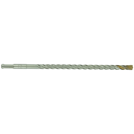 Foret bétons 2 taillants SPEEDER2 -L260mm -Pointe de centrage -Quadruple goujures -SDS+ / L: 260 Ø: 10 TIVOLY - 10931361010