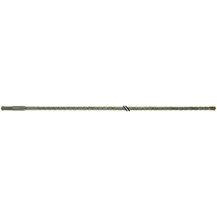 Foret bétons 2 taillants SPEEDER2 -L460mm -Pointe de centrage -Quadruple goujures -SDS+ / L: 460 Ø: 8 TIVOLY - 10931430800