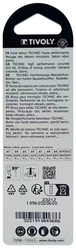 Foret bétons -Plaquette carbure affûtée diamant -Queue cylindrique -Gradué SLR - / L: 100 Ø: 6 TIVOLY - 10960320600