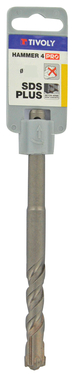 Foret bétons 4 taillants HAMMER4 -SDS+ (Clip SDS brochable) / L: 110 Ø: 6 TIVOLY - 10981030600