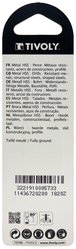 Foret métaux taillé meulé HSS -Revêtu STEAM -DIN338 -h8 -Pointe en croix Ø: 2 L: 49 TIVOLY - 11436720200