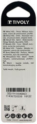 Foret métaux taillé meulé HSS -Revêtu STEAM -DIN338 -h8 -Pointe en croix Ø: 3.3 L: 65 TIVOLY - 11436720330