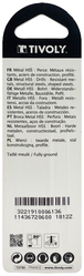 Foret métaux taillé meulé HSS -Revêtu STEAM -DIN338 -h8 -Pointe en croix Ø: 6 L: 93 TIVOLY - 11436720600