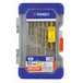 19 pièces -18 forets métaux laminés revêtus TiN Ø 2 à 8mm + 1 foret étagé TIVOLY - 11437370001