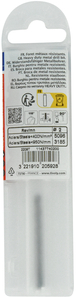 Foret métaux taillé meulé HSS -DIN338 -h8 -Pointe en croix Ø: 2 L: 49 TIVOLY - 11437740200