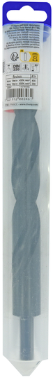 Foret métaux T taillé meulé HSS -DIN338 -h8 -Pointe en croix -Queue réduite Ø: 24 L: 220 TIVOLY - 11437842400