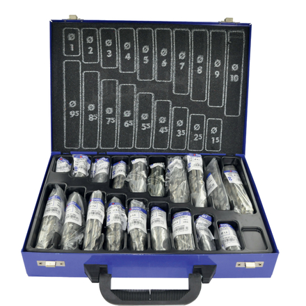 170 forets métaux HSS rectifiés pointe en croix Ø 1 à 10mm par 1/2 ACCESS TIVOLY - 11451070024