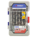 100 forets métaux HSS taillés meulés pointe en croix Ø 1 à 13mm TIVOLY - 11452070003