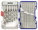 100 forets métaux HSS taillés meulés pointe en croix Ø 1 à 13mm TIVOLY - 11452070003