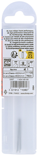 Foret métaux HSS taillé meulé FURIUS -Pointe en croix PREMIUM / L: 34 Ø: 1 TIVOLY - 11454140100