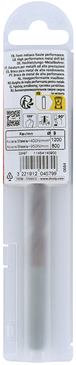 Foret métaux FURIUS taillé meulé HSS -Revêtu FUSIO -DIN338 -h8 -Pointe en croix Ø: 9 L: 125 TIVOLY - 11454140900
