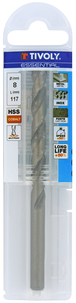 Foret métaux HSS-E5 -Revêtu GOLD -DIN338 -h8 -Pointe en croix Ø: 8 L: 117 TIVOLY - 11455040800