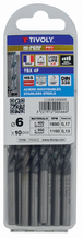 Foret métaux HSS-E5 TBX -Revêtu BLADE -DIN338 -h8 -Affûtage 4 faces Ø: 4.5 L: 80 TIVOLY - 11456160450