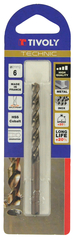 Foret métaux HSS-E5 cobalt -Revêtu GOLD -DIN338 -h8 -Pointe en croix -Gradué SLR Ø: 2.5 L: 57 TIVOLY - 11468520250
