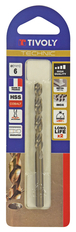 Foret métaux HSS-E5 cobalt -Revêtu GOLD -DIN338 -h8 -Pointe en croix -Gradué SLR Ø: 6 L: 93 TIVOLY - 11468520600