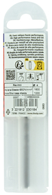 Foret métaux HSS-E5 -Revêtu GOLD -DIN338 -h8 -Pointe en croix -Gradué SLR Ø: 4 L: 75 TIVOLY - 11468540400
