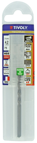 Foret métaux HSS-E5 -Revêtu GOLD -DIN338 -h8 -Pointe en croix -Gradué SLR Ø: 4.2 L: 75 TIVOLY - 11468540420