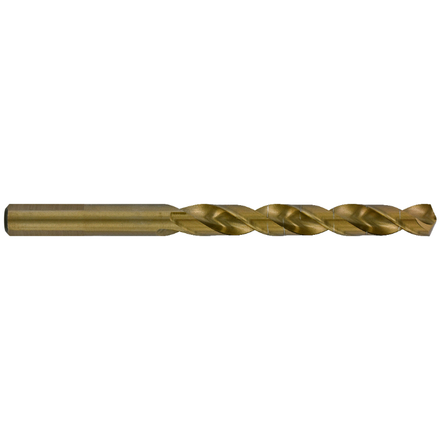 Foret métaux HSS-E5 -Revêtu GOLD -DIN338 -h8 -Pointe en croix -Gradué SLR Ø: 5.2 L: 86 TIVOLY - 11468540520