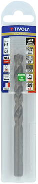 Foret métaux HSS-E5 -Revêtu GOLD -DIN338 -h8 -Pointe en croix -Gradué SLR Ø: 9.5 L: 125 TIVOLY - 11468540950
