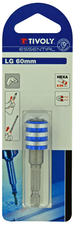 Porte-embout magnétique quick change L60mm TIVOLY - 11501320013