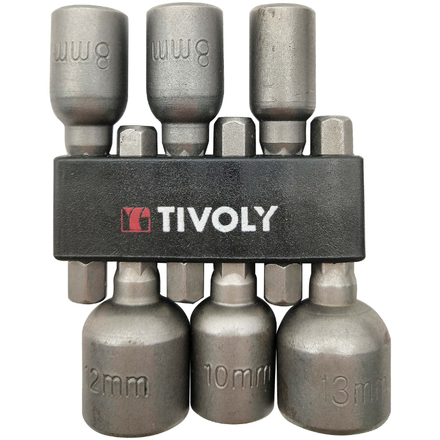 6 noix de serrage magnétique Ø 6 à 13 mm TIVOLY - 11501920001