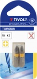 Embout de vissage -Torsion -Pour vis Phillips (Blister) N°: N1 / L: 25 TIVOLY - 11520320100
