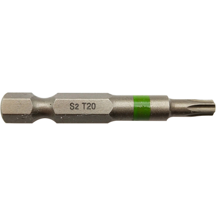 Embout de vissage -Torsion -Pour vis Torx (Blister) N°: N20 / L: 50 TIVOLY - 11520422000