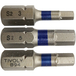 Embout de vissage -Torsion -Pour vis 6 pans (Blister) N°: 3/4/5 / L: 25 TIVOLY - 11520620001