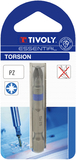 Embout de vissage -Torsion -Pour vis Pozidriv (Blister) N°: N2 / L: 50 TIVOLY - 11520720200