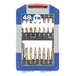 48 pièces -47 embouts torsion revêtus TiN bagués + 1 porte-embout magnétique TIVOLY - 11521572006