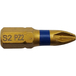 Embout de vissage -Torsion TiN -Pour vis Pozidriv (Blister) N°: N2 / L: 25 TIVOLY - 11522220200