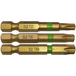 Embout de vissage -Torsion TiN -Pour vis Torx (Blister) N°: N25-30-40 / L: 50 TIVOLY - 11522420002