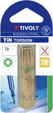 Embout de vissage -Torsion TiN -Pour vis Torx (Blister) N°: N25-30-40 / L: 50 TIVOLY - 11522420002