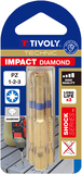 Embout de vissage -Torsion diamant IMPACT -Pour vis Pozidriv N°: N1-2-3 / L: 50 TIVOLY - 11523720001