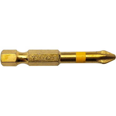 Embout de vissage -Torsion diamant IMPACT -Pour vis Phillips N°: N2 / L: 50 TIVOLY - 11523820200