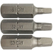 Embout de vissage -Vis sécurité -Pour vis carrée (Blister) N°: 1-2-3 / L: 25 TIVOLY - 11530620001