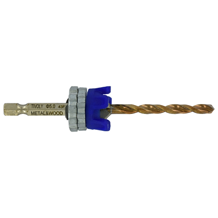 Ø5 mm mèche+fraise métal TIVOLY - 11900720500