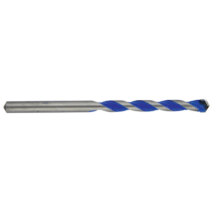 Foret 3en1 métaux bétons bois -Plaquette carbure affûtée -queue cylindrique / L: 120 Ø: 8 TIVOLY - 11901720800